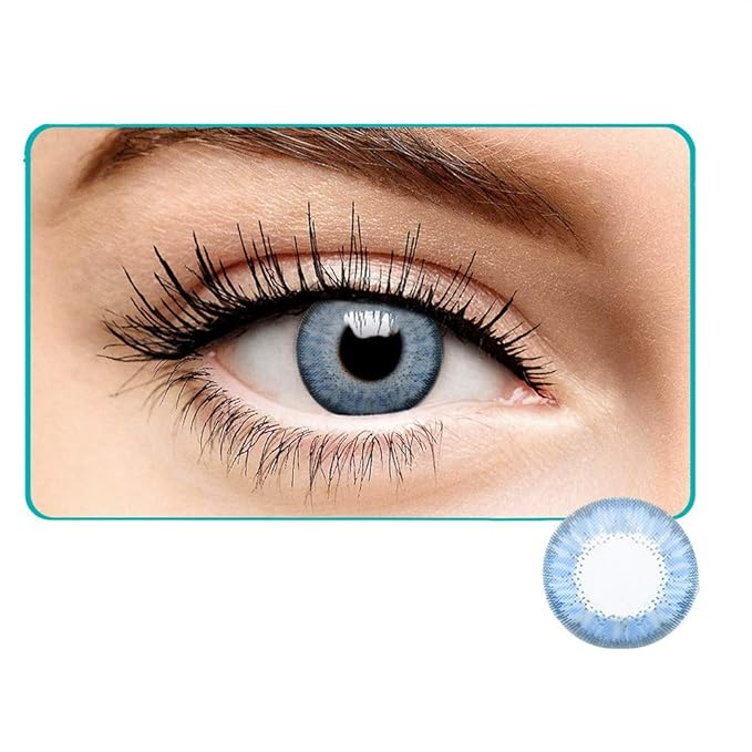 Bausch & Lomb Lacelle Premium Color Contact Lenses - Blue (2 Lens/Box) - Optico Eyewear