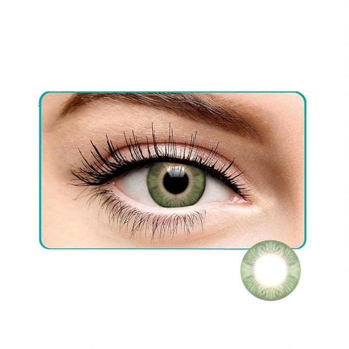 Bausch & Lomb Lacelle Premium Color Contact Lenses - Green (2 Lens/Box) - Optico Eyewear