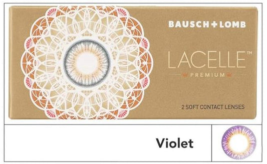 Bausch & Lomb Lacelle Premium Color Contact Lenses - Violet (2 Lens/Box) - Optico Eyewear